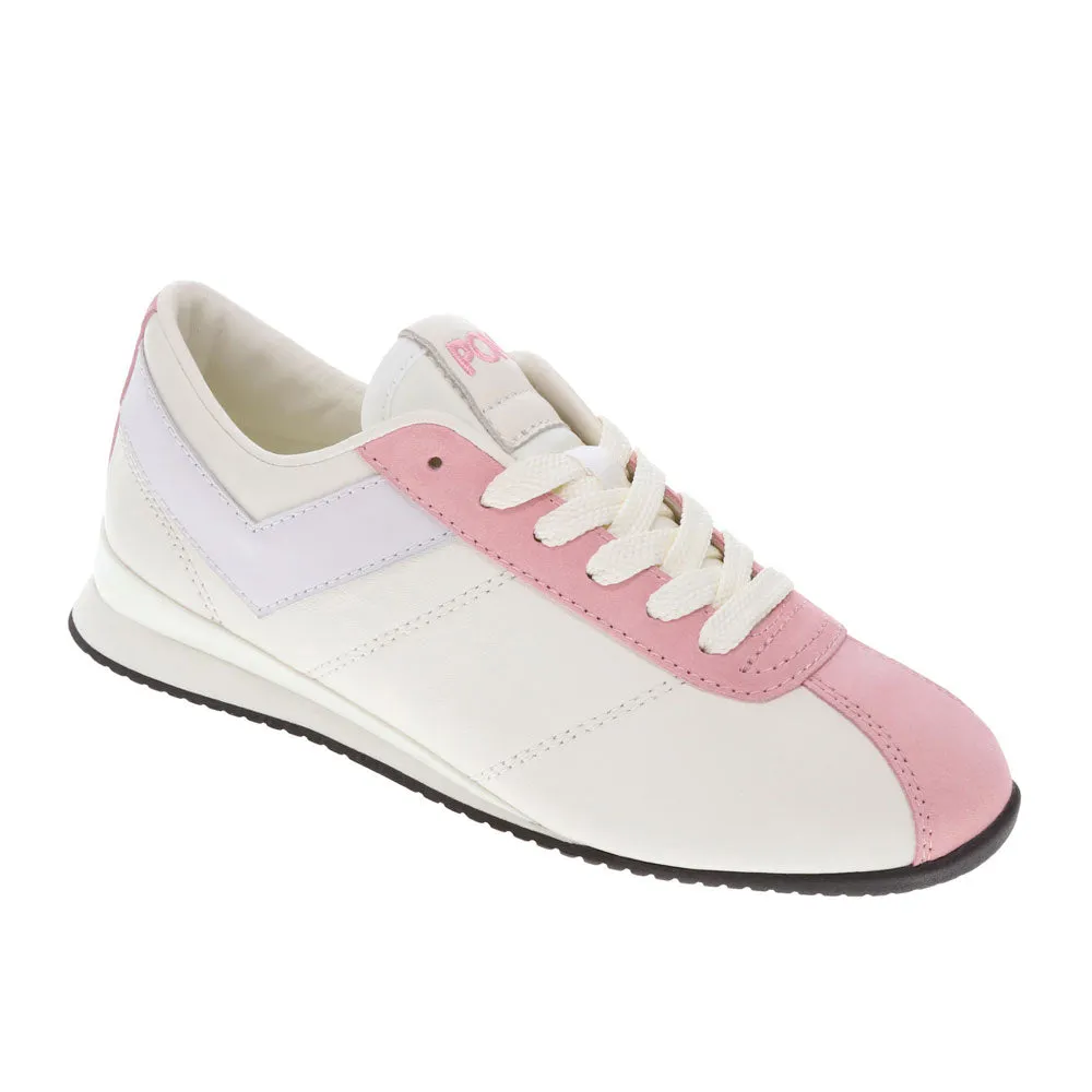 PONY Womens KO-80 Low Genuine Leather and Suede Premium Lace Up Athletic Sneaker Shoe