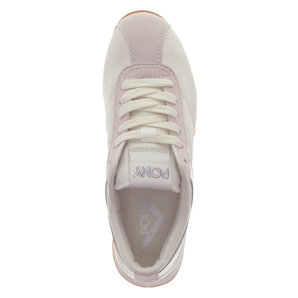 PONY Womens KO-80 Low Genuine Leather and Suede Premium Lace Up Athletic Sneaker Shoe