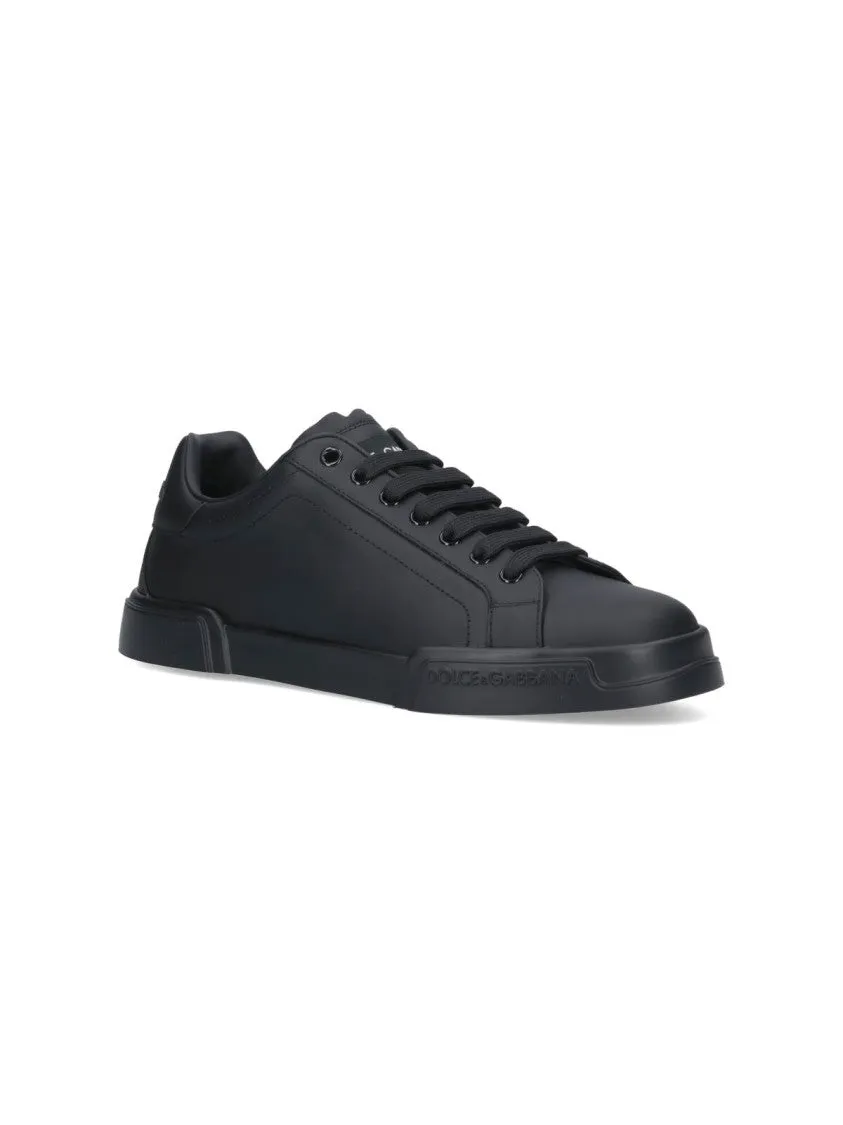 'Portofino Vintage' Sneakers  Black