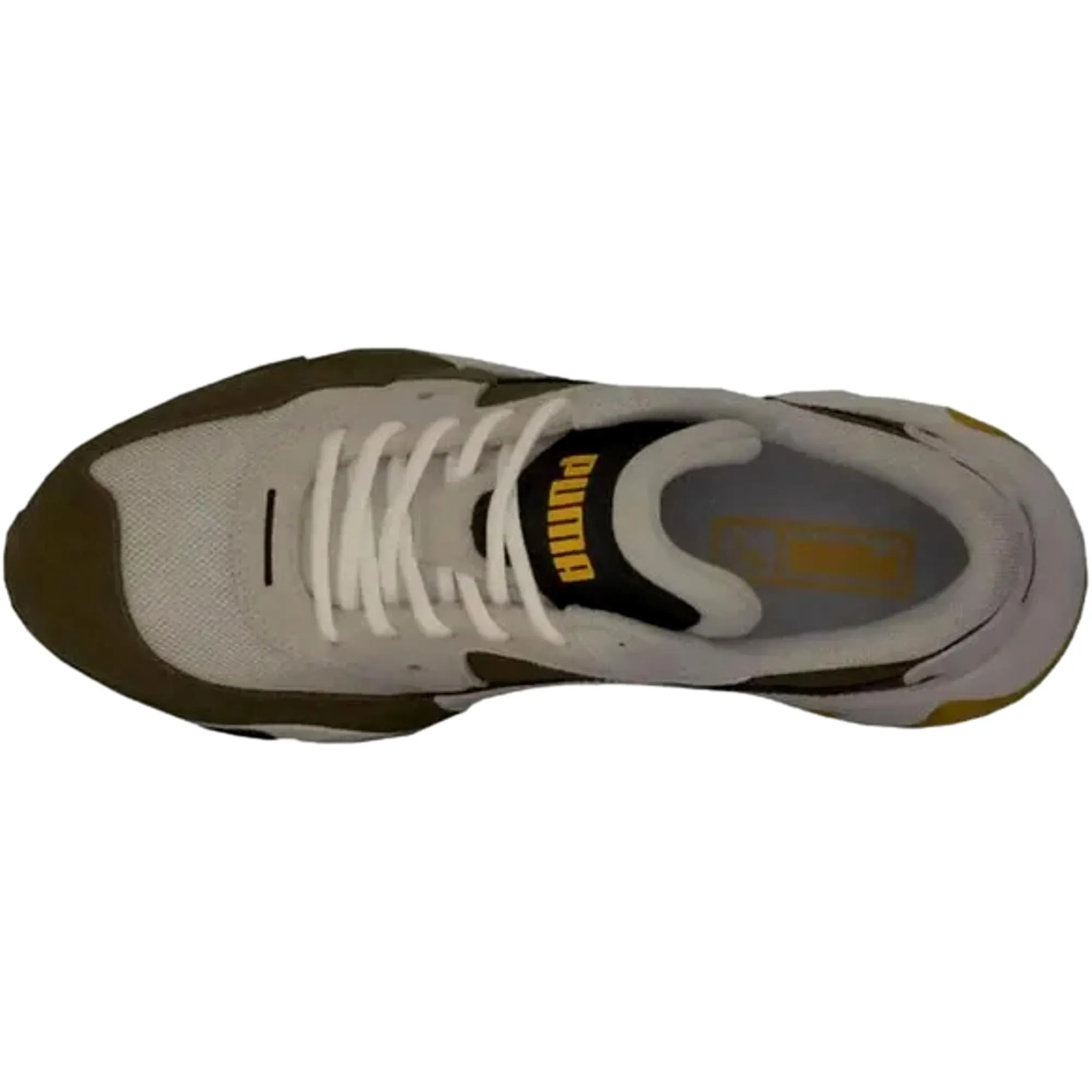 Puma Storm Summer Mesh Puma White-Dark Olive  371600-01 Men's