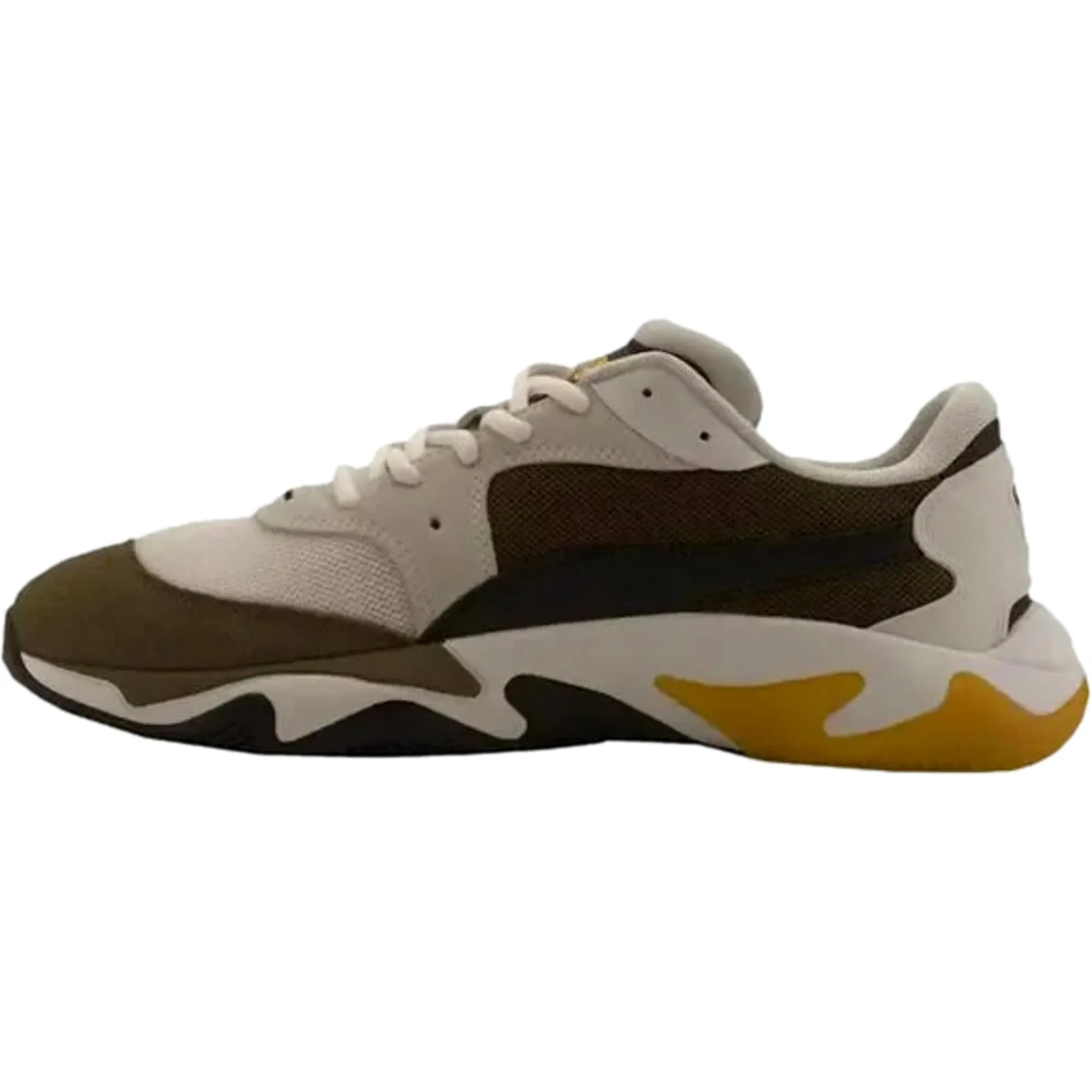 Puma Storm Summer Mesh Puma White-Dark Olive  371600-01 Men's