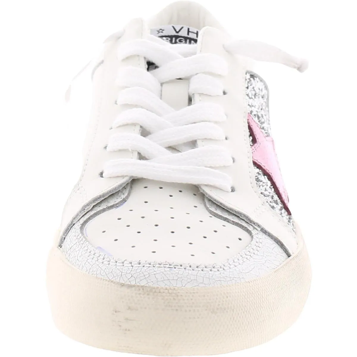 Quinn Womens Glitter Manmade Casual and Fashion Sneakers