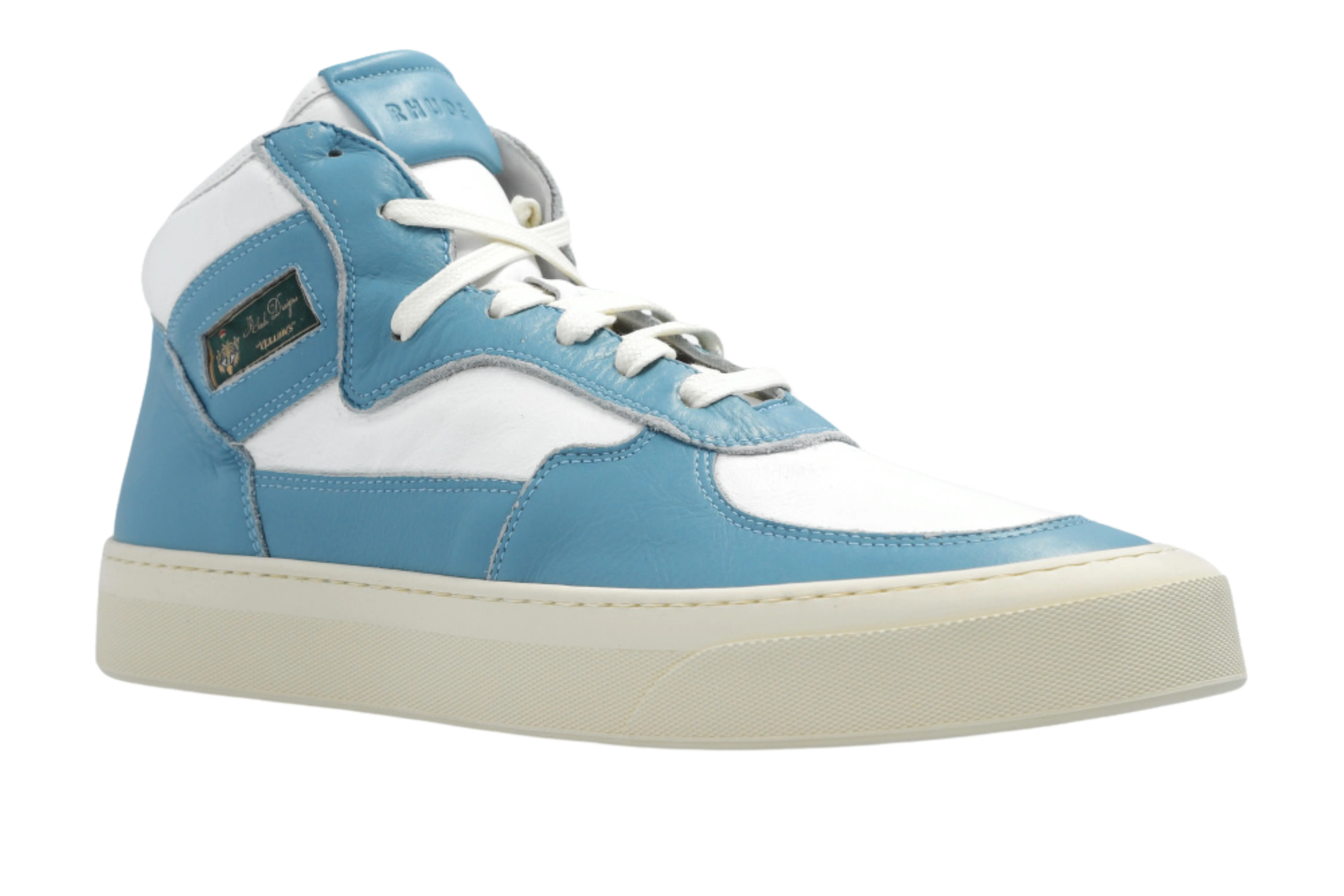 Rhude New Mens High Top Sneakers In Blue