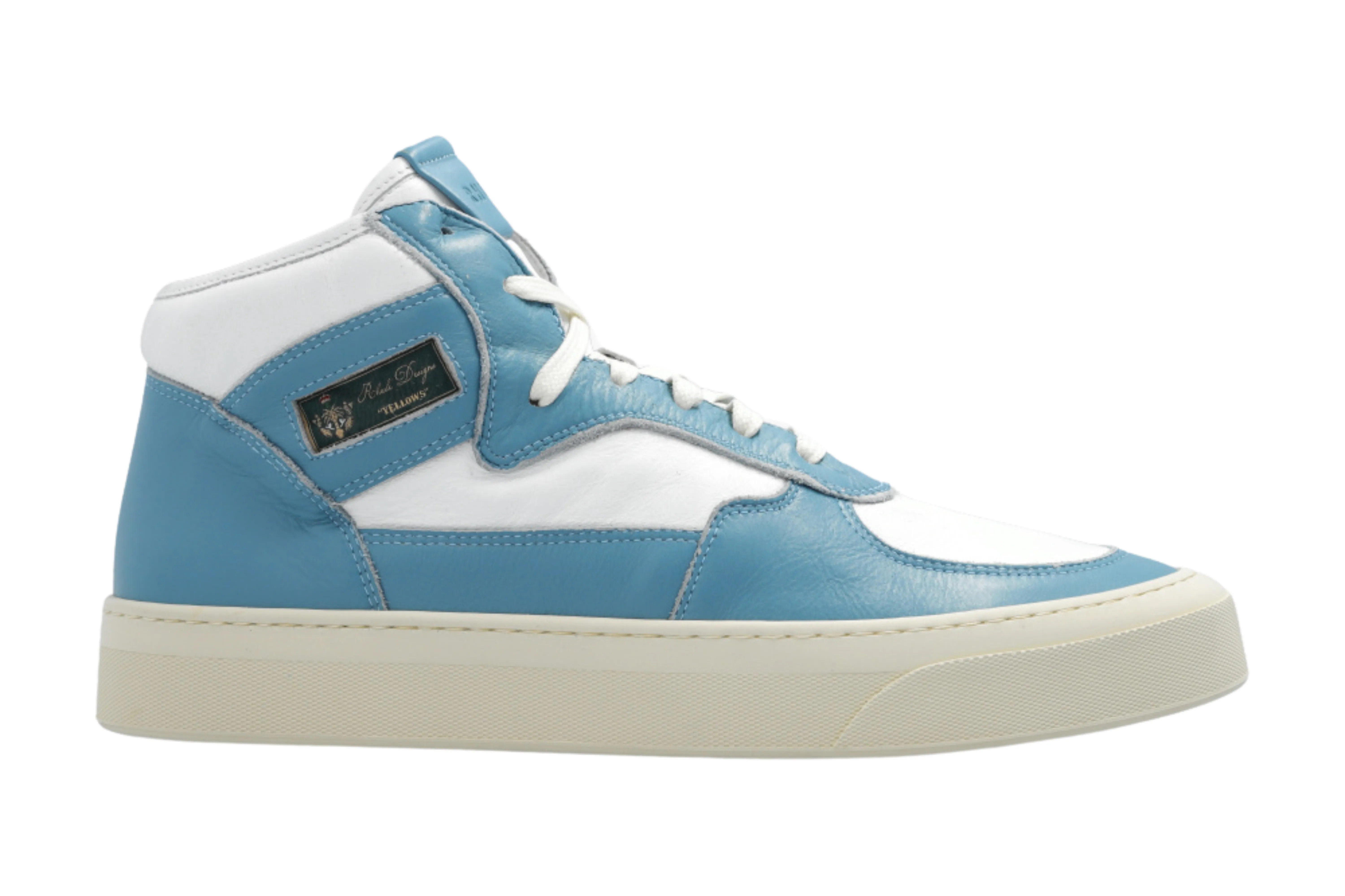 Rhude New Mens High Top Sneakers In Blue