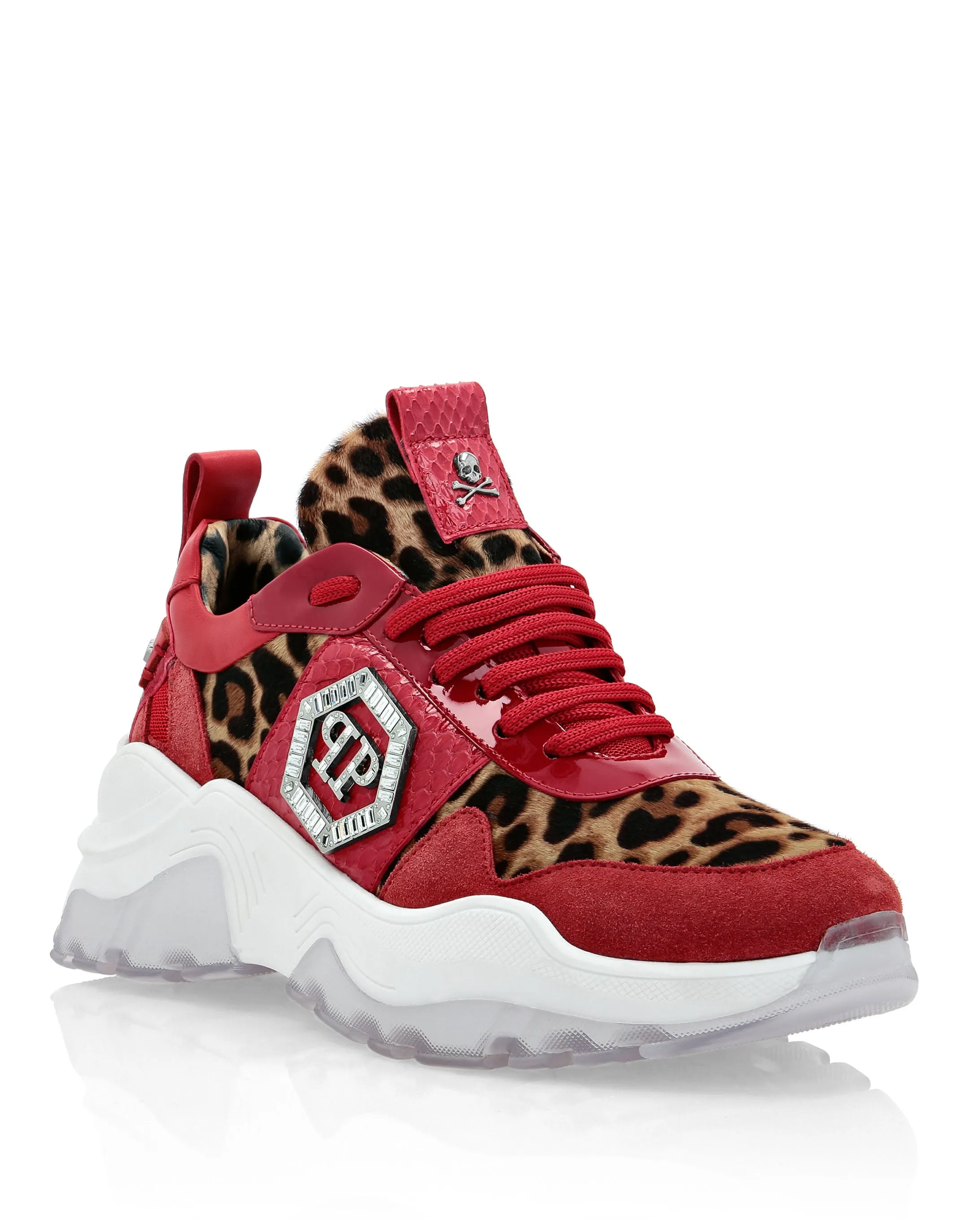 Runner elaphe and  Leopard