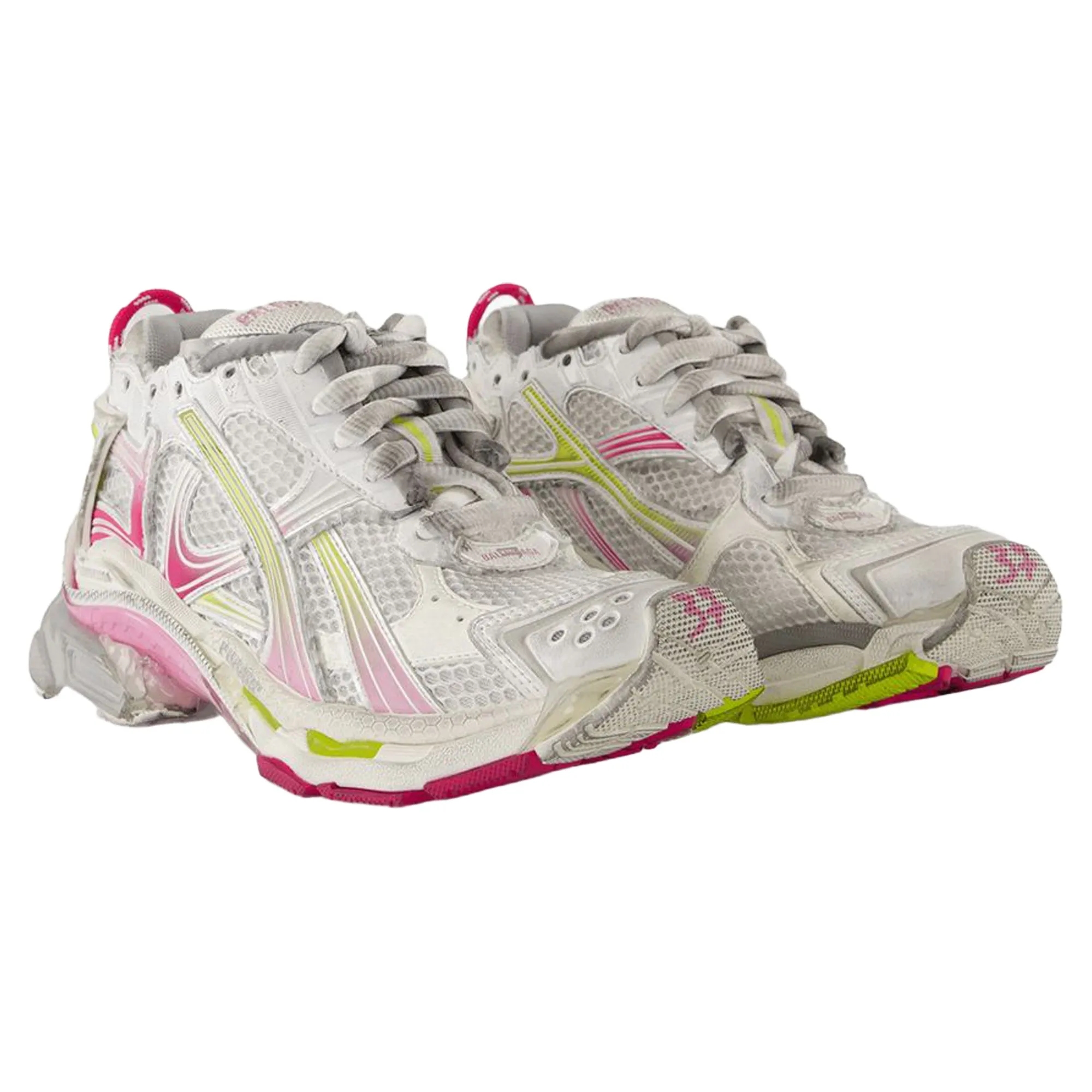 Runner Gradient Sneakers - Balenciaga - Synthetic - White