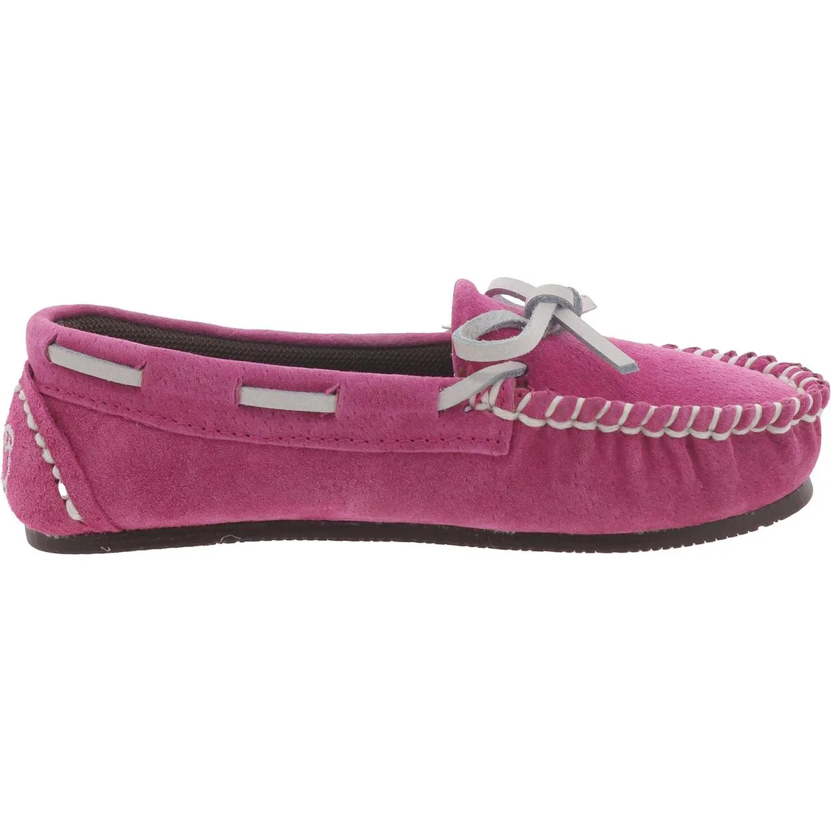 Sabrina Moc Girls Slippers Suede Moccasins