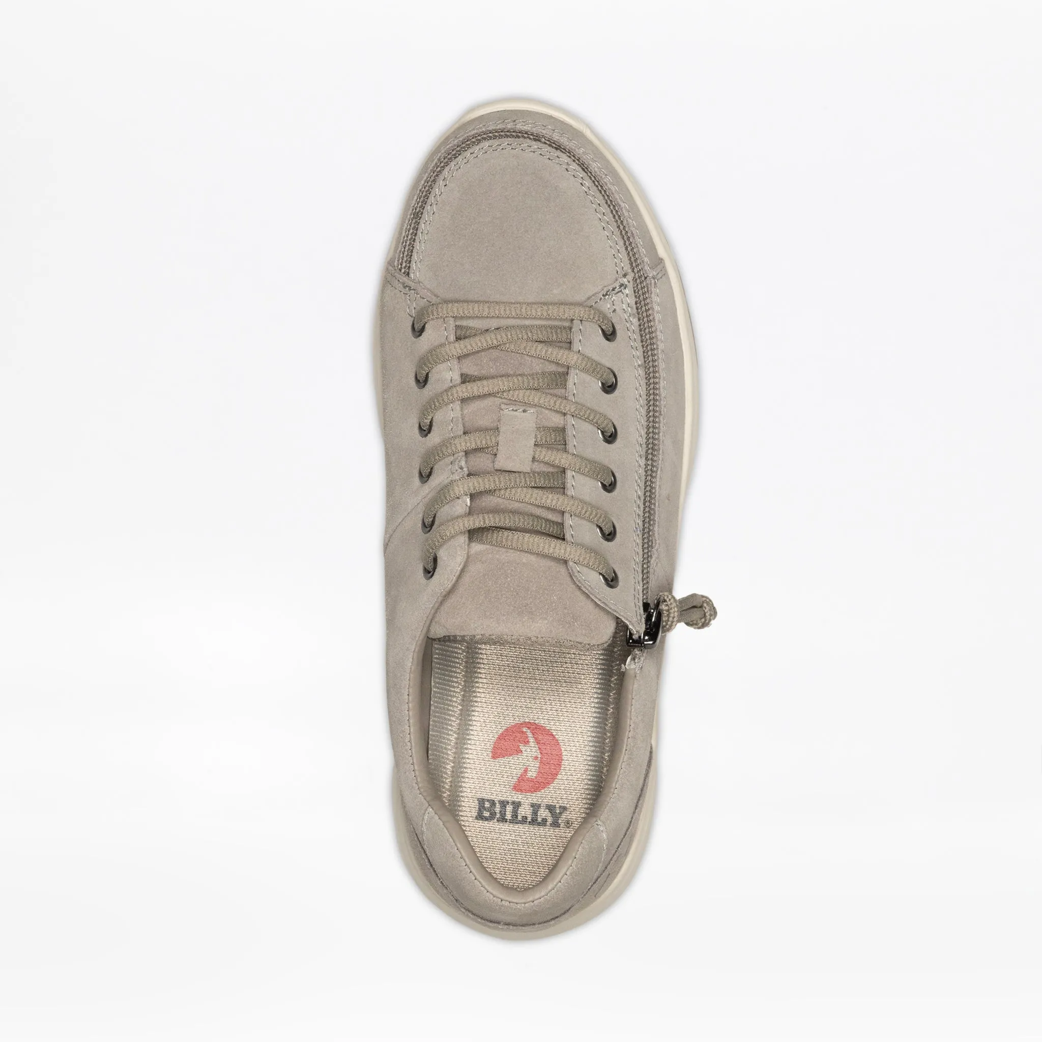 SALE - Women's Grey Suede BILLY Comfort Low