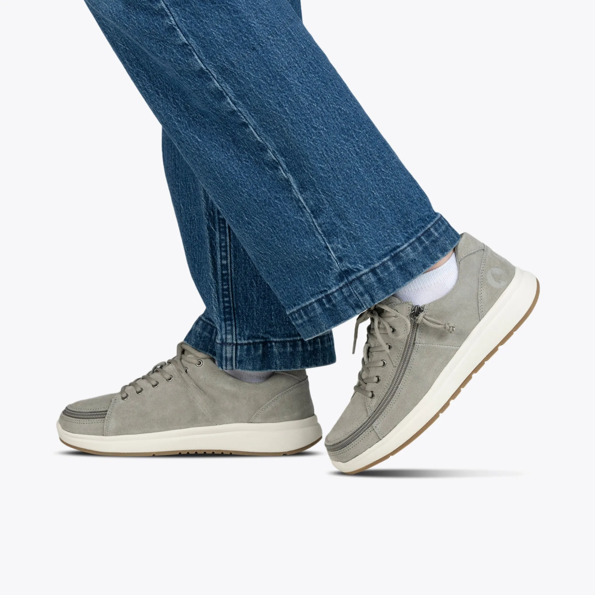 SALE - Women's Grey Suede BILLY Comfort Low