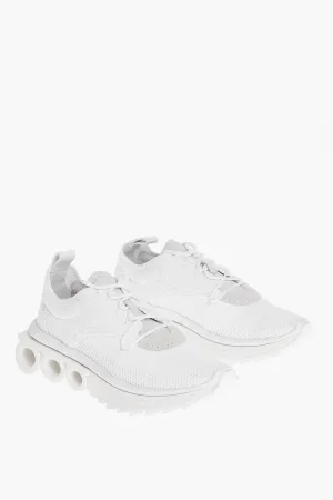 Salvatore Ferragamo Knitted Nima Low-Top Sneakers