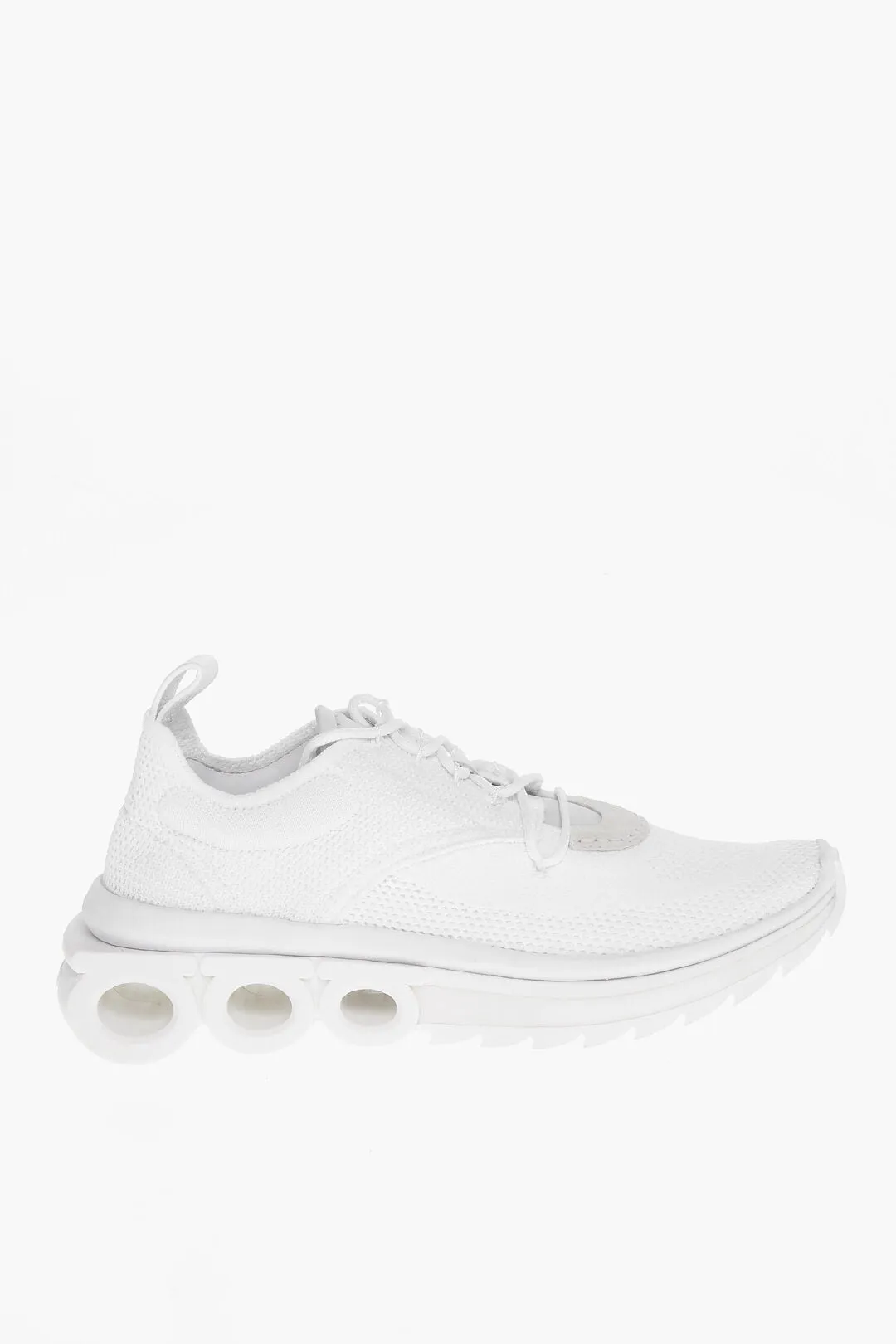 Salvatore Ferragamo Knitted Nima Low-Top Sneakers