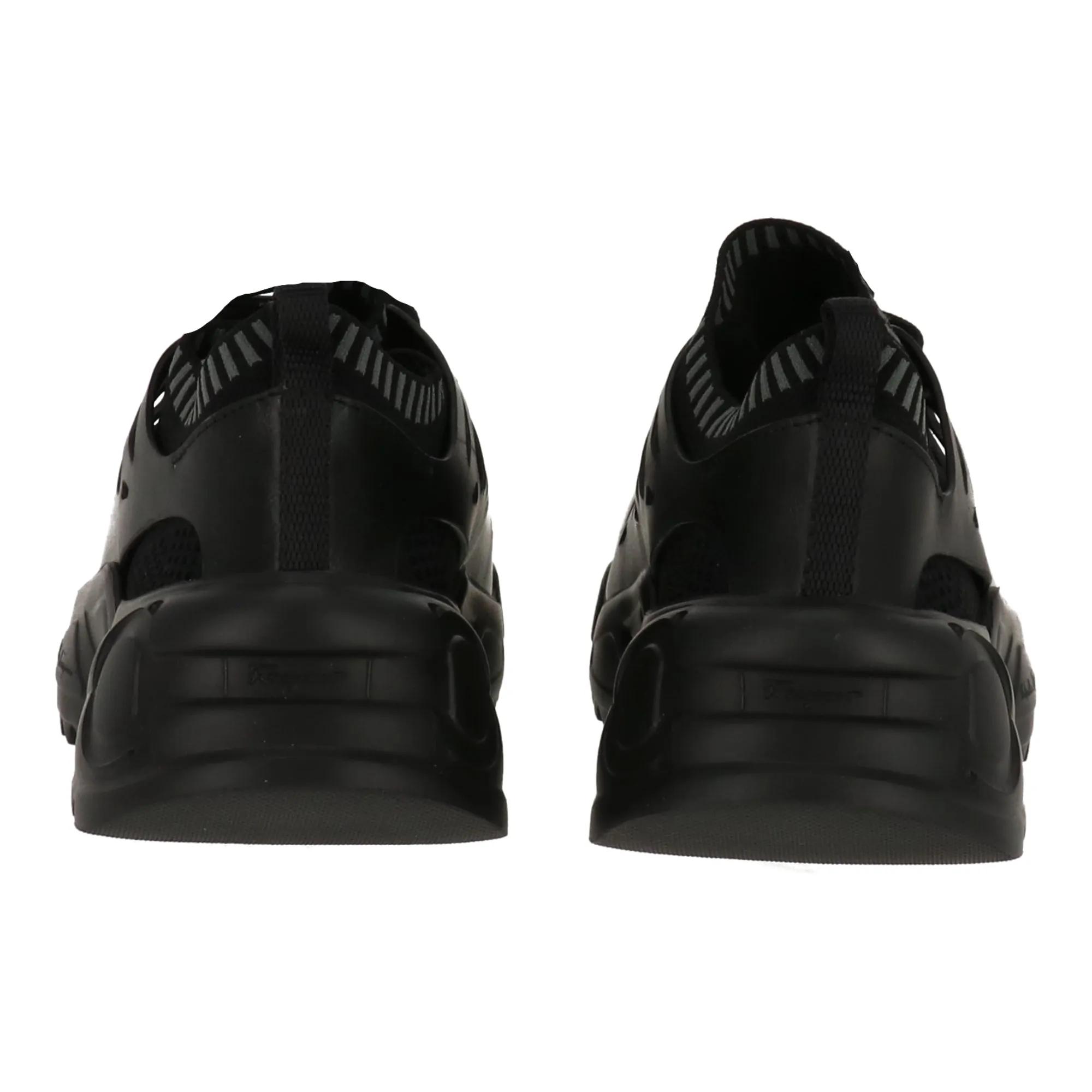 Salvatore Ferragamo Womens Black Sneaker