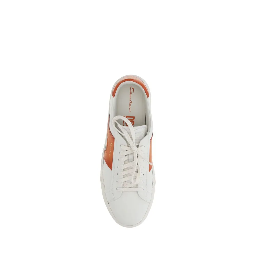 Santoni Leather Men's Sneakers