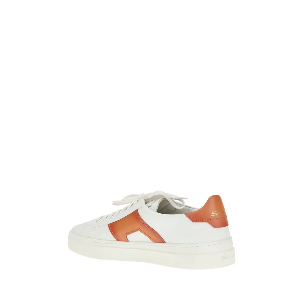 Santoni Leather Men's Sneakers
