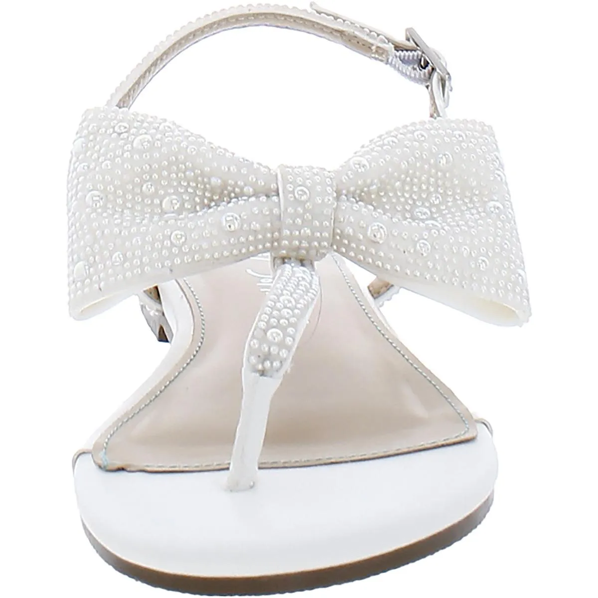 Sasha Girls Embellished Thong Ankle Strap