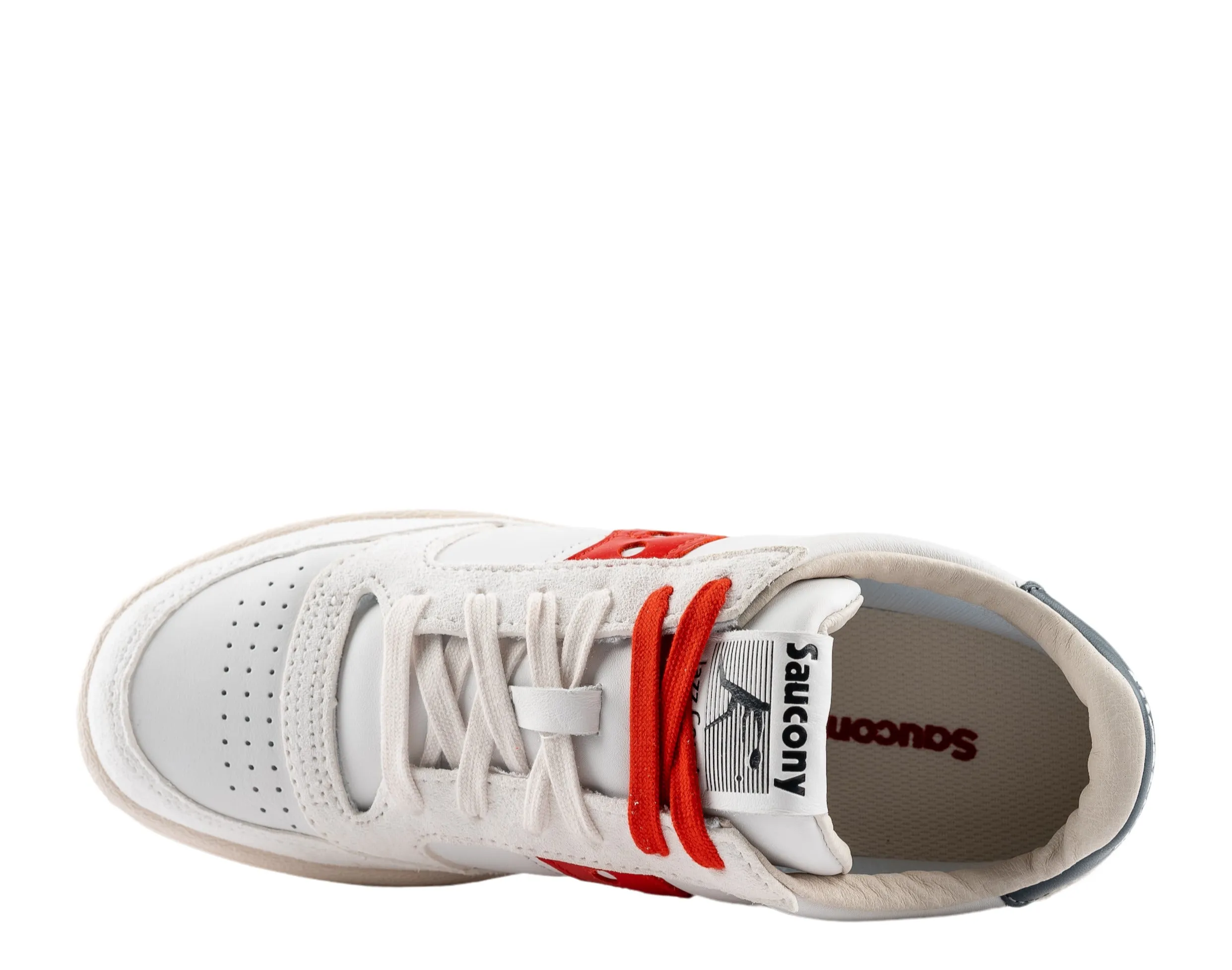 Saucony Originals Jazz Court Premium White/Red/Navy Men's Shoes S70671-4