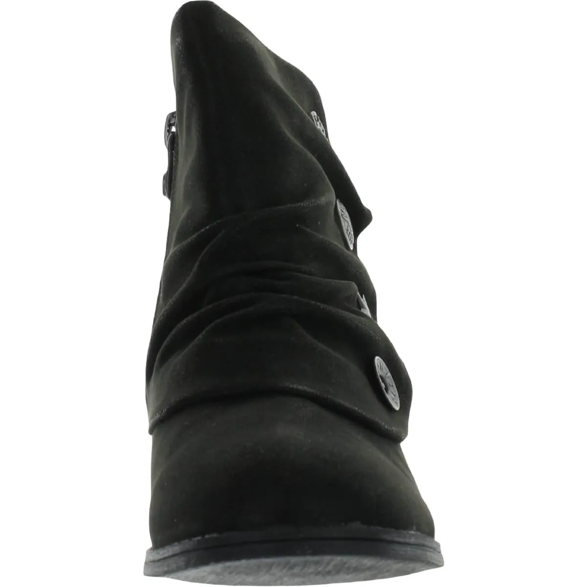 Siggy Girls Block Heel Zipper Ankle Boots