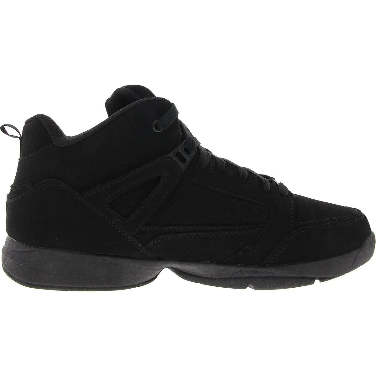Sintetico Mens Faux Leather Perforated Fashion Sneakers