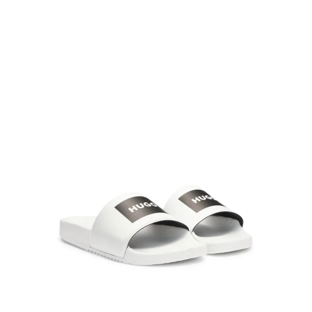 Slides with logo strap