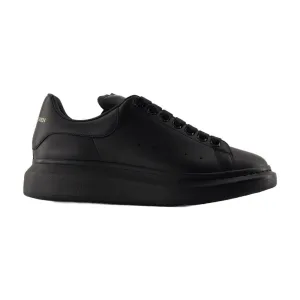 Sneakers Oversized - Alexander Mcqueen - Leather - Black