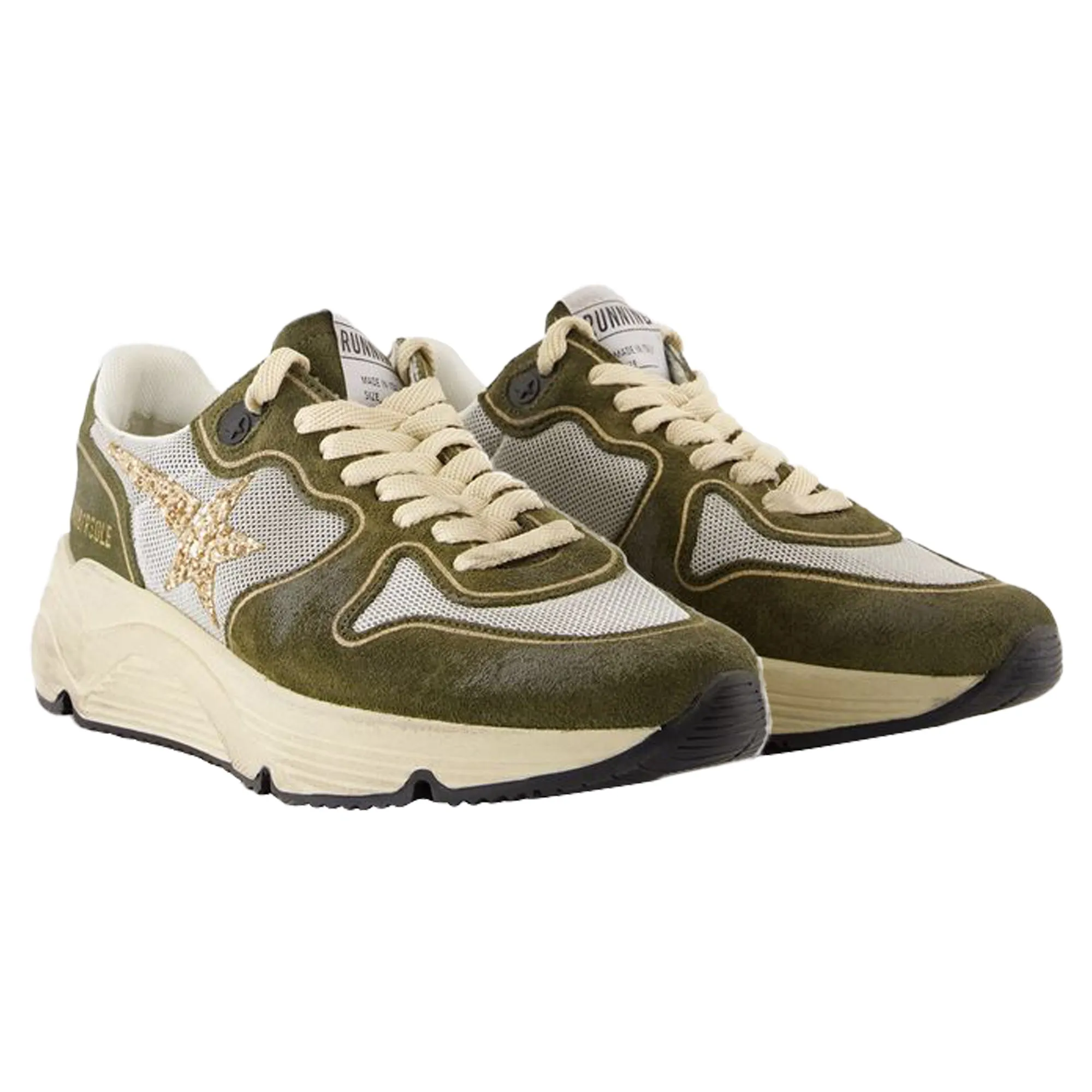 Sneakers Running - Golden Goose Deluxe Brand - Leather - Khaki