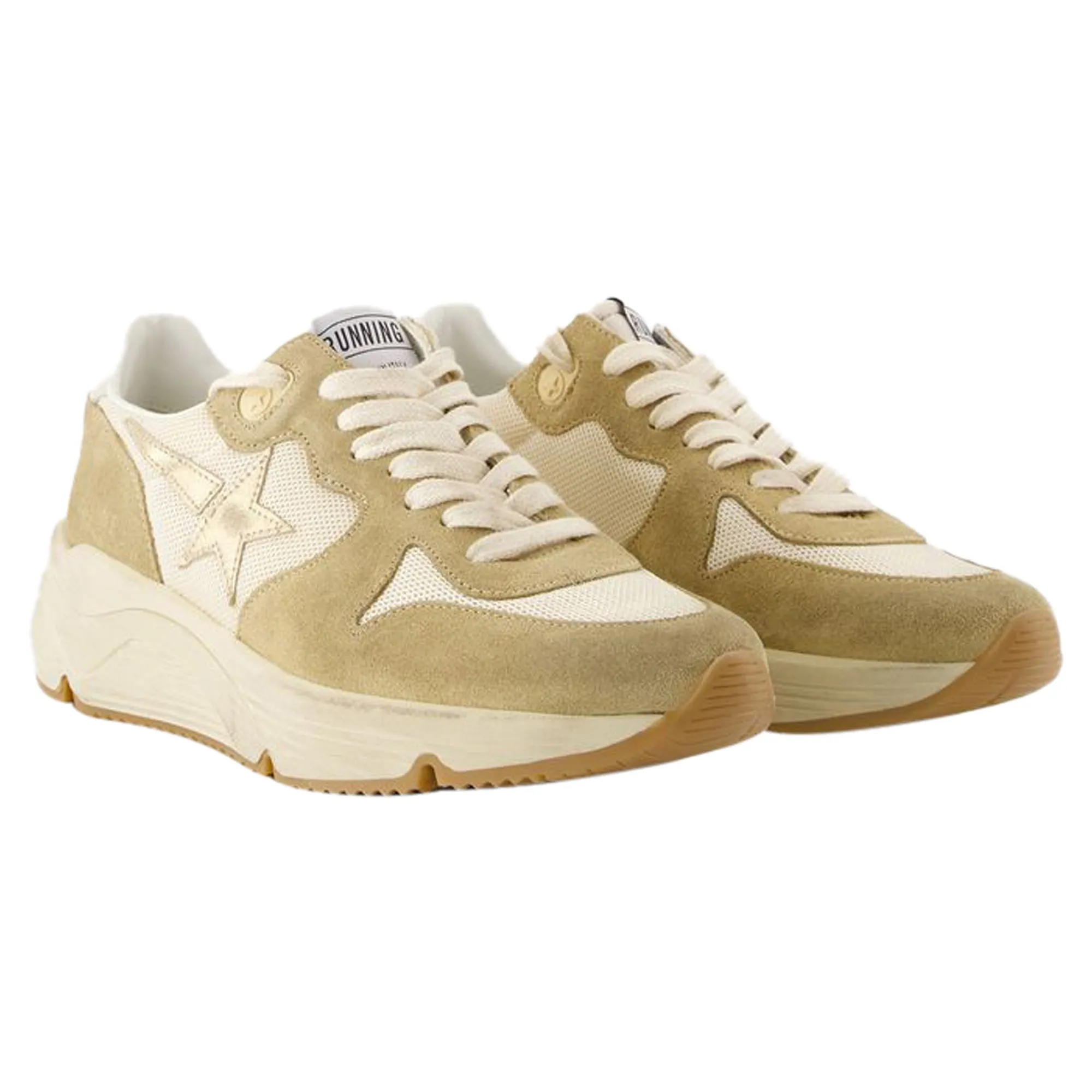 Sneakers Running - Golden Goose Deluxe Brand - Leather - Yellow/Beige