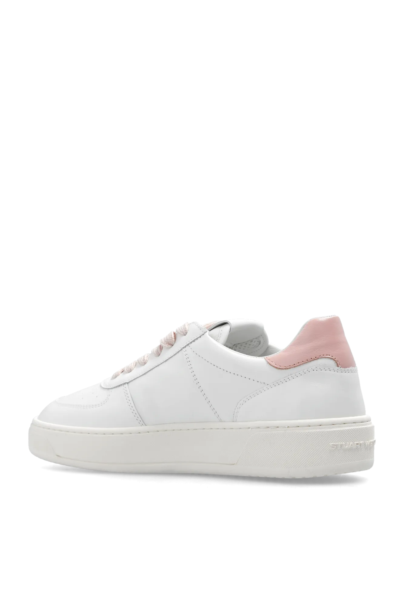 Stuart Weitzman Courtside Sneakers In White - 6