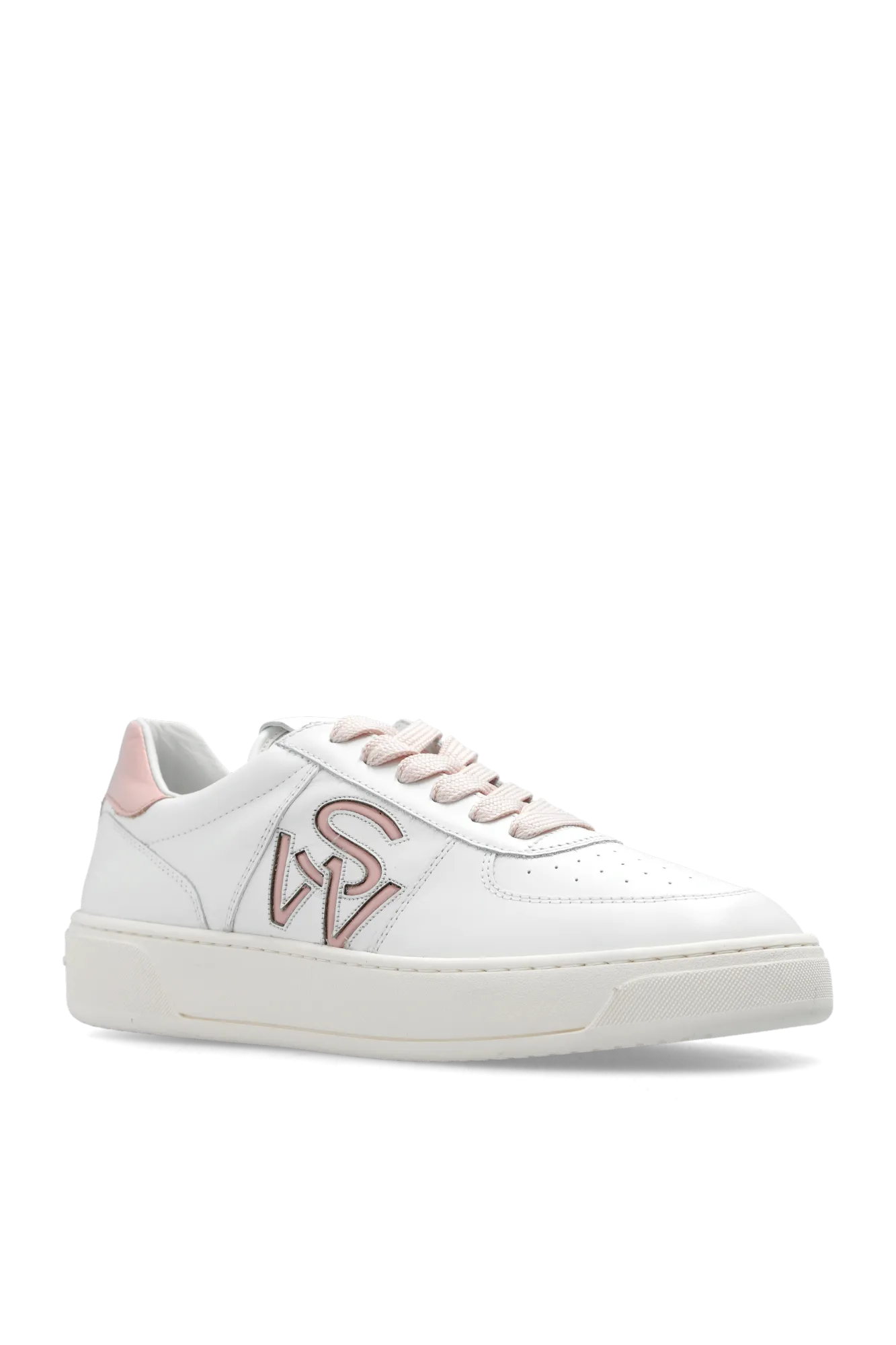Stuart Weitzman Courtside Sneakers In White - 6