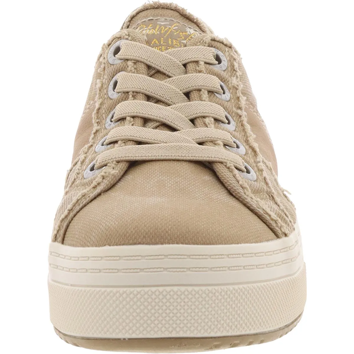 SUPERSMILE Womens Lace-Up Man Made Casual And Fashion Sneakers