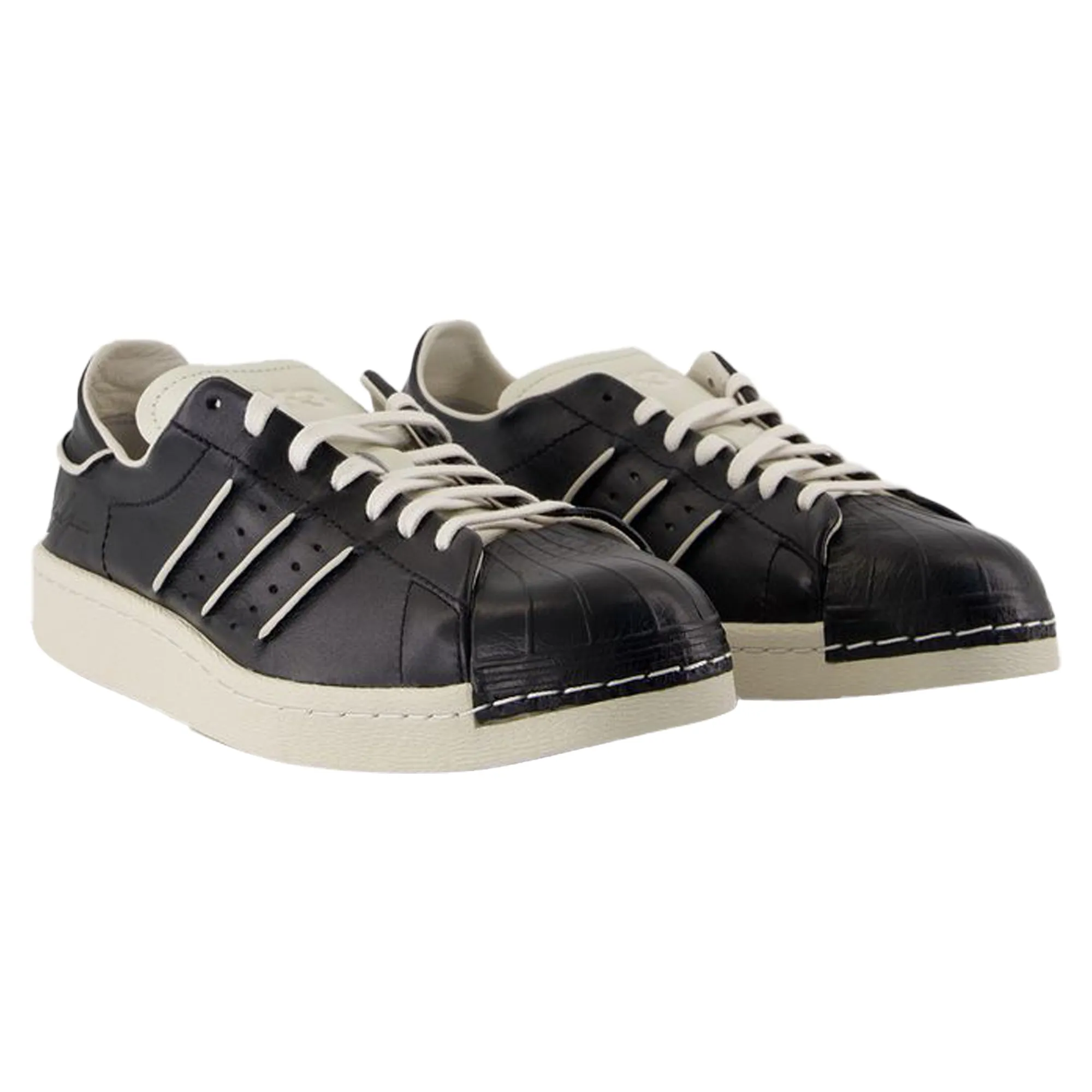 Superstar Sneakers - Y-3 - Leather - Black