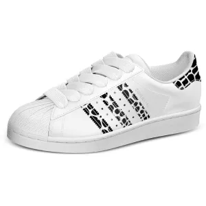 Superstar W Womens Faux Leather Lace Up Casual and Fashion Sneakers