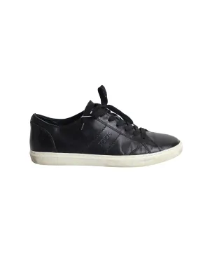Tod's Low Top Sneakers in Black Leather