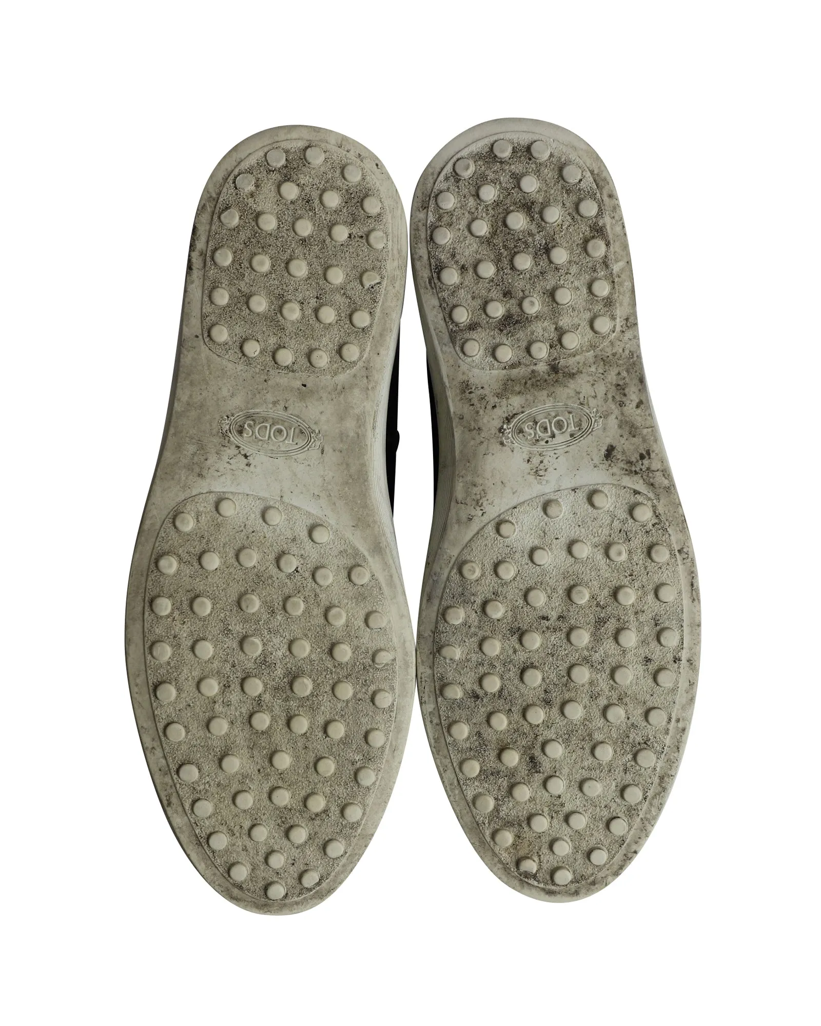 Tod's Low Top Sneakers in Black Leather