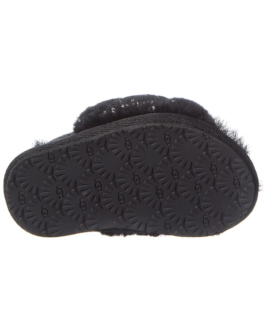 UGG Fluff Yeah Metallic Sparkle Slide