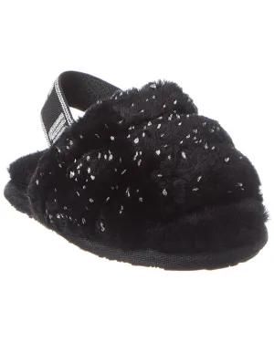 UGG Fluff Yeah Metallic Sparkle Slide