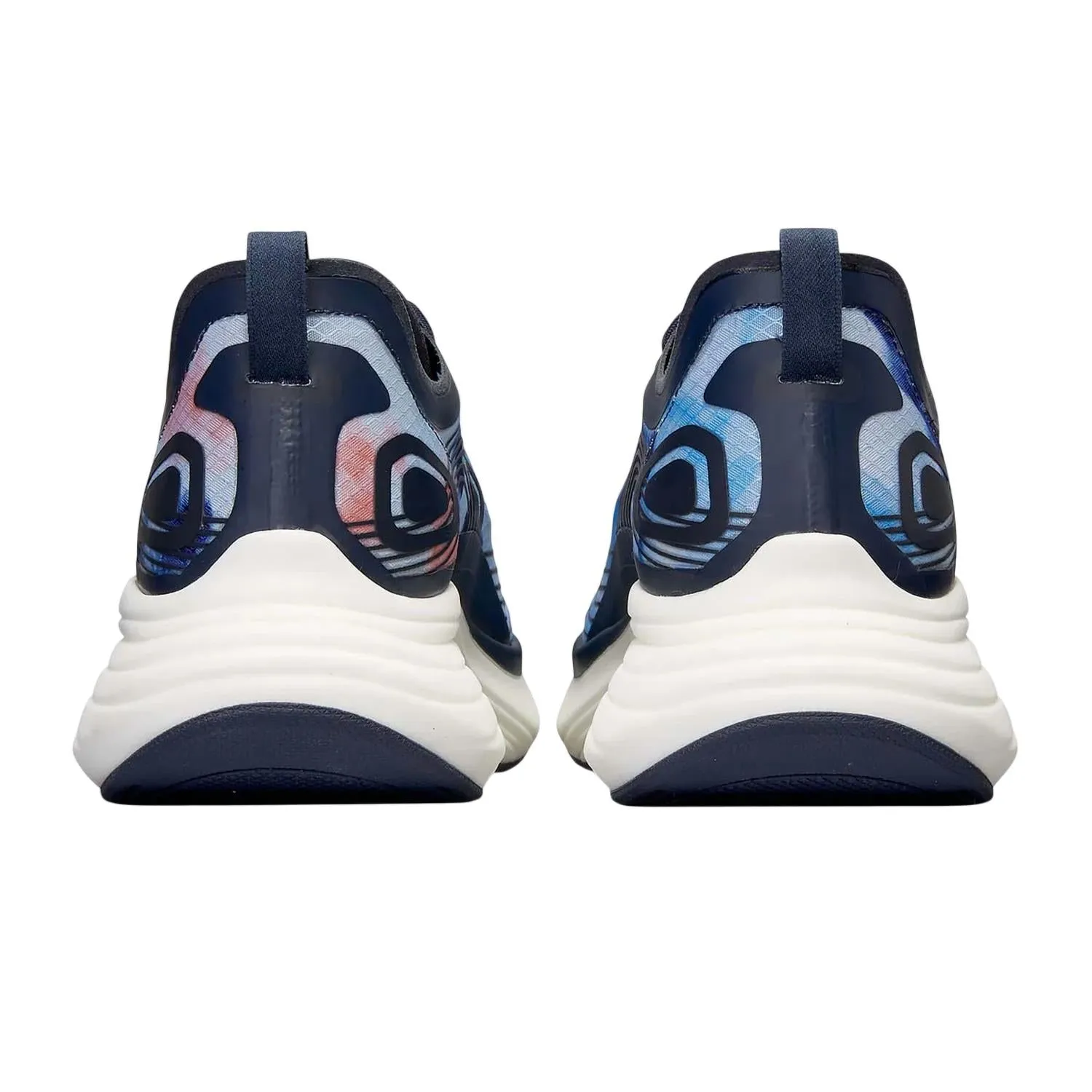 Unisex Streamline Sneaker In Midnight /ice Blue /tie Dye