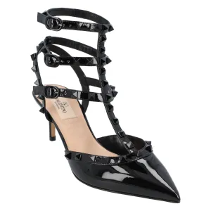 Valentino patent leather sandal-pumps