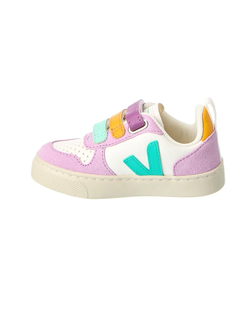 VEJA Small V-10 Chromefree Leather Sneaker