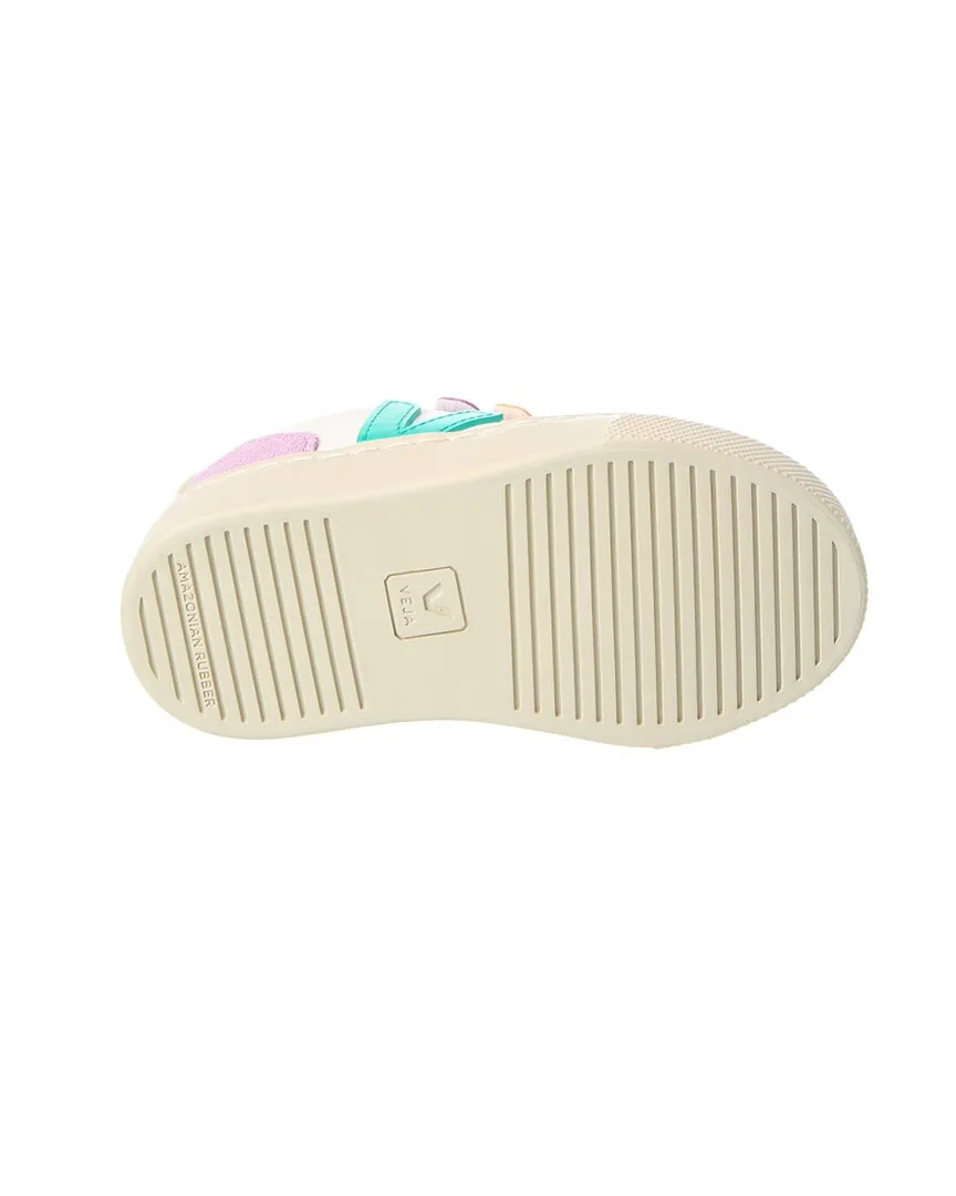 VEJA Small V-10 Chromefree Leather Sneaker