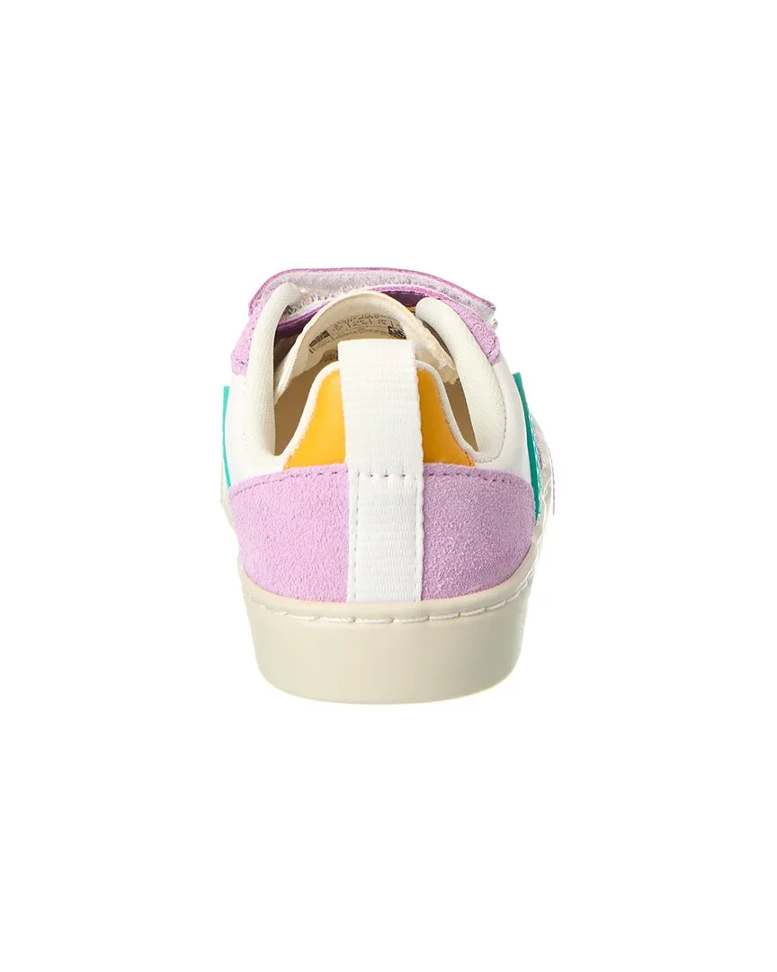 VEJA Small V-10 Chromefree Leather Sneaker