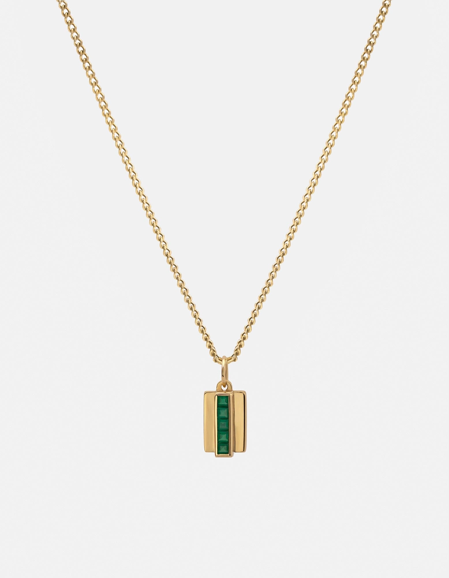 Vertigo Agate Necklace, Gold Vermeil