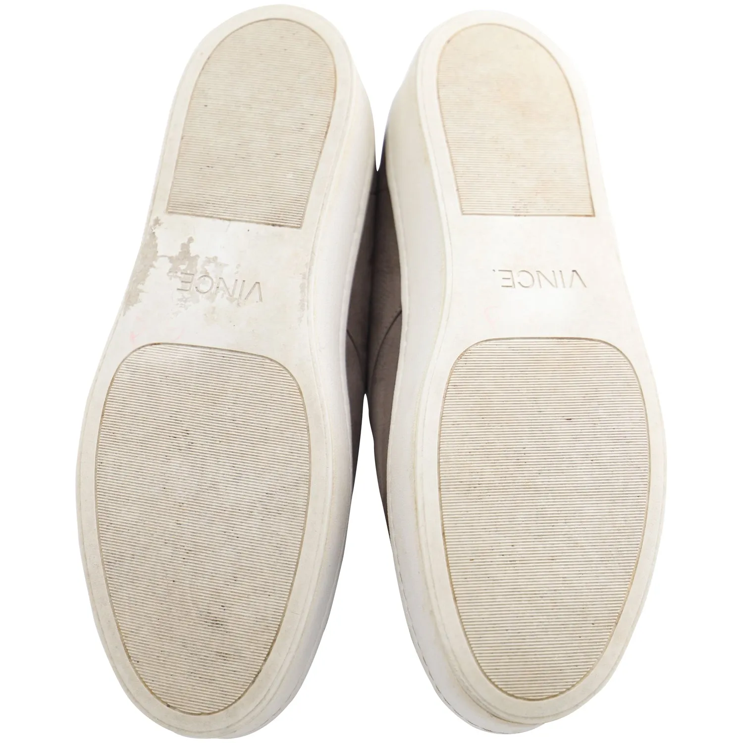Vince Warner Low Top Platform Sneakers in Grey Leather