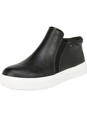Wanderfull Womens Faux Leather Ankle Fashion Sneakers