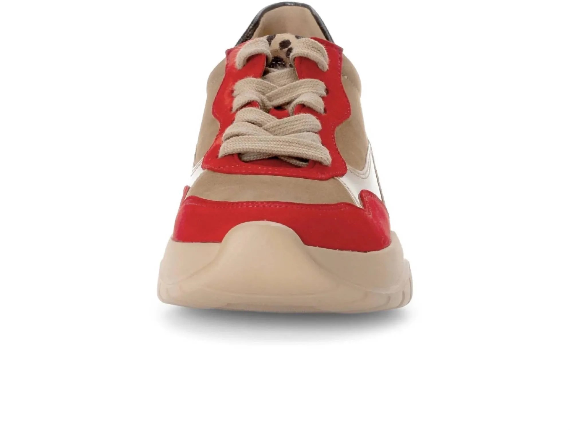 Winifred Sneaker In Red Leopard
