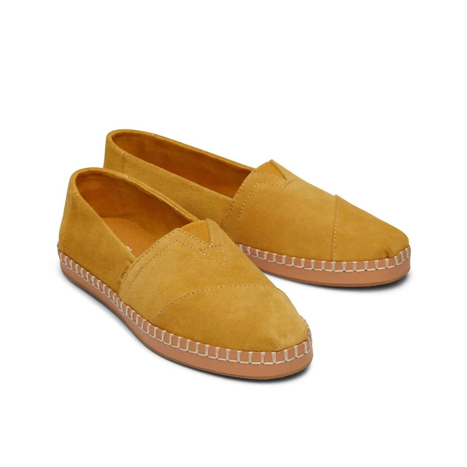 Women Alpargata Cloudbound Sneakers In Golden Yellow