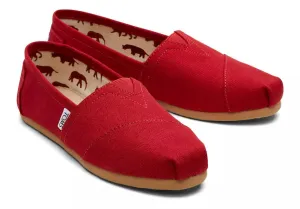 Women Classic Alpargatas Sneakers In Red