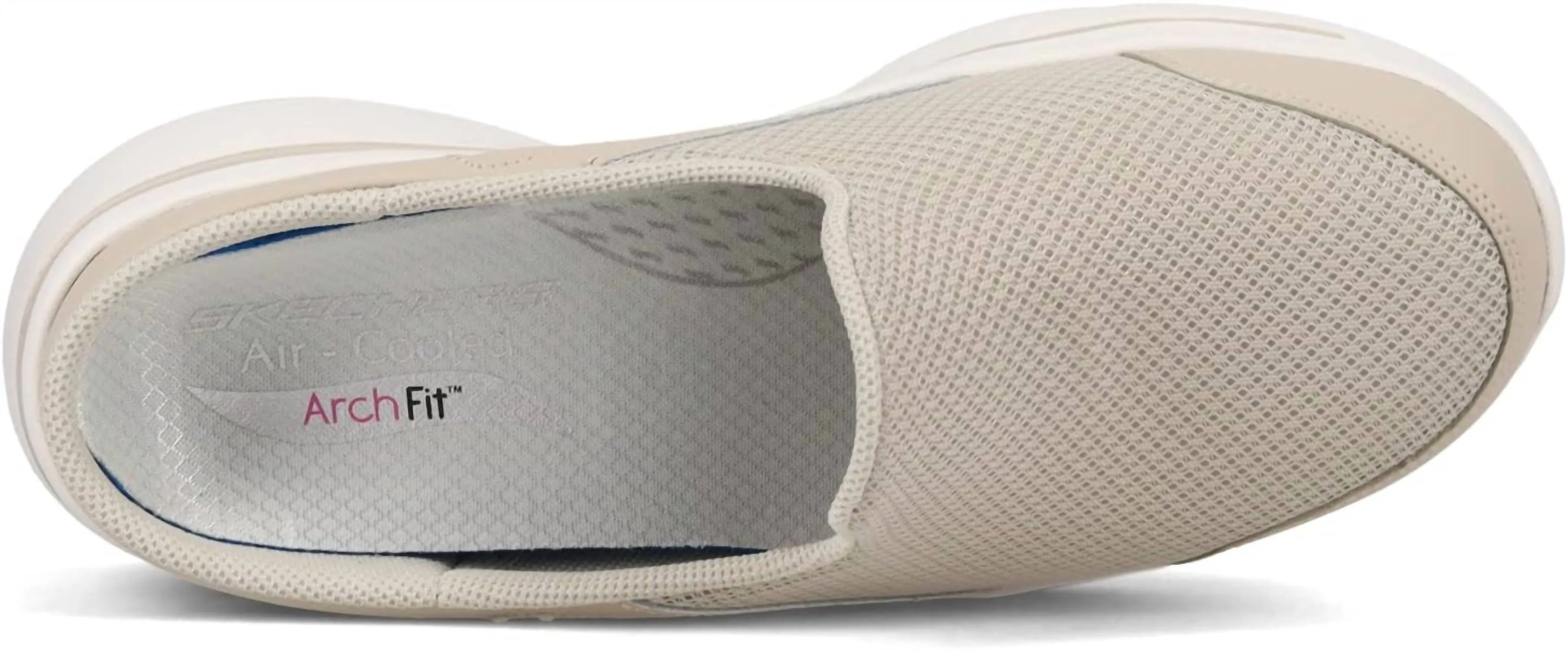 Women Go Walk Arch Fit Seven Seas Sneaker In Taupe