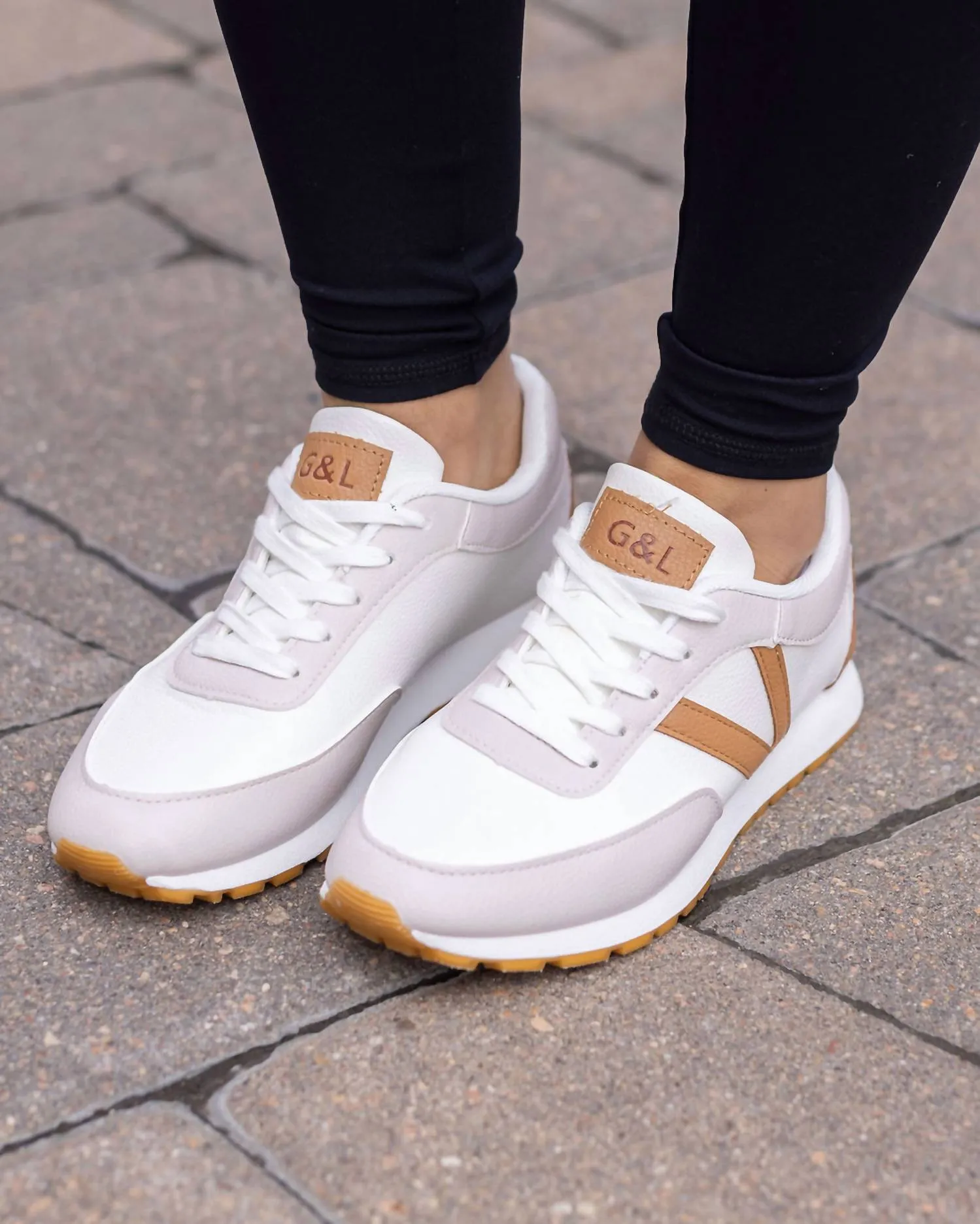 Women Street Sneaker In Tan/nude