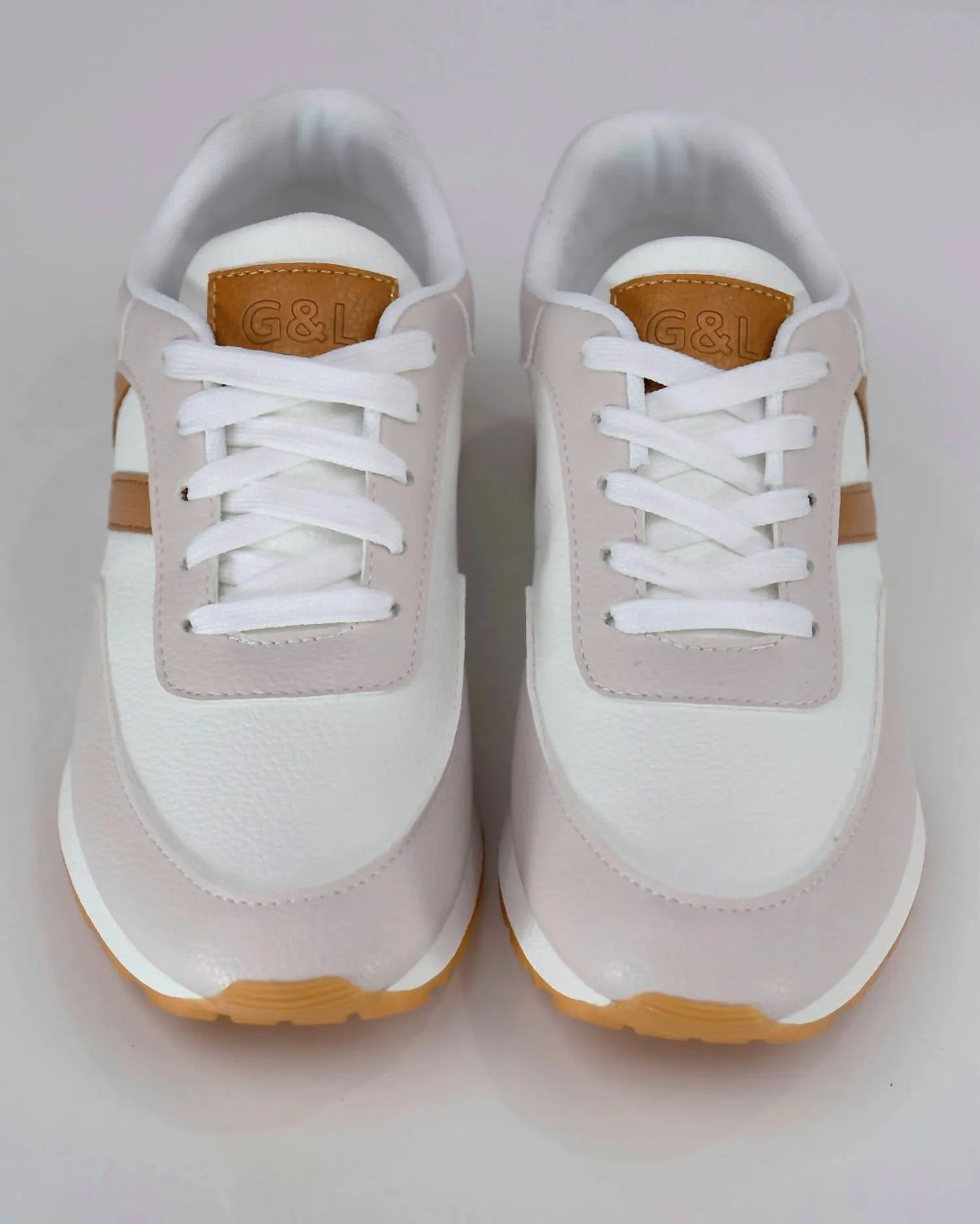 Women Street Sneaker In Tan/nude