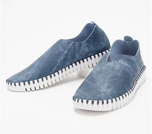 Women Tulip139Den Slip On Shoes In 694 Dark Blue Wash